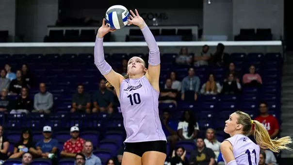 Kelsey Schenck setting up an assist