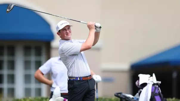 Ciaran Murphy Swinging golf club