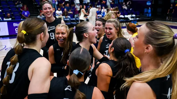 Team celebrating