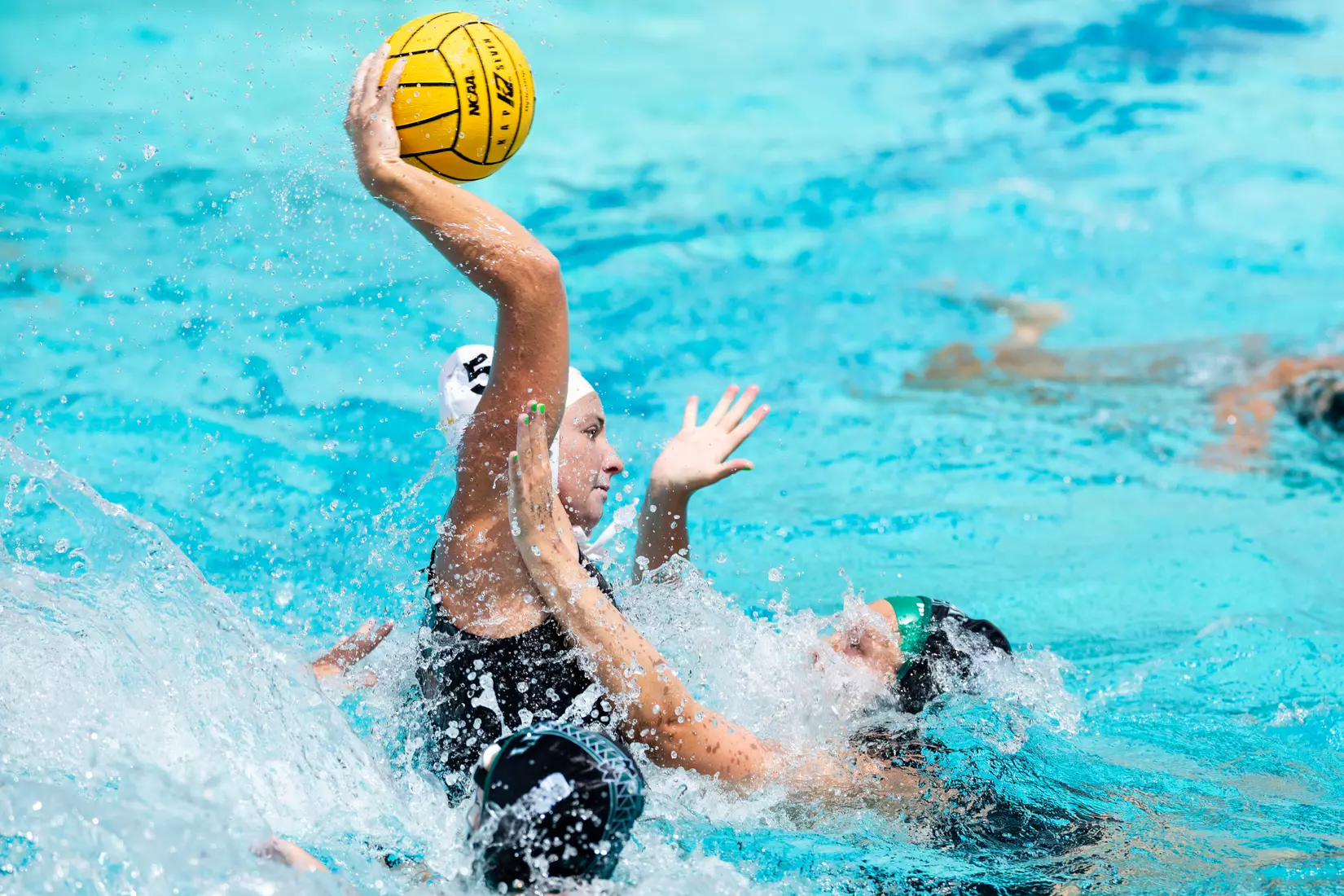 01 May 2021: Semifinal action of the Big West Womenâ??s Water Polo Championship held at UC San Diegoâ??s Canyonview Aquatics Center. (Credit: Derrick Tuskan/Big West)