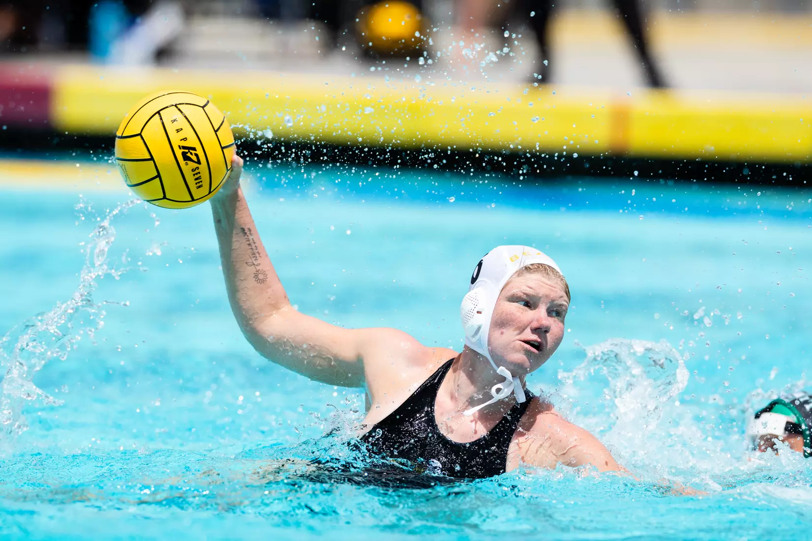 01 May 2021: Semifinal action of the Big West Womenâ??s Water Polo Championship held at UC San Diegoâ??s Canyonview Aquatics Center. (Credit: Derrick Tuskan/Big West)