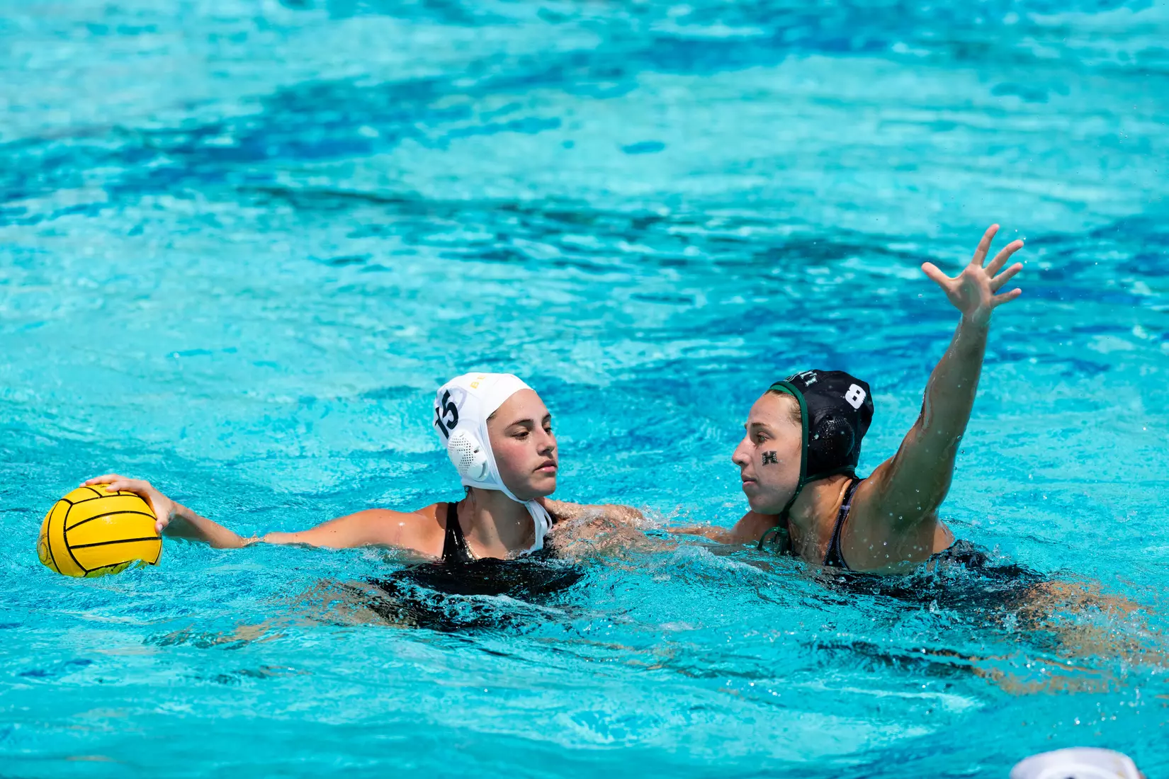 01 May 2021: Semifinal action of the Big West Womenâ??s Water Polo Championship held at UC San Diegoâ??s Canyonview Aquatics Center. (Credit: Derrick Tuskan/Big West)