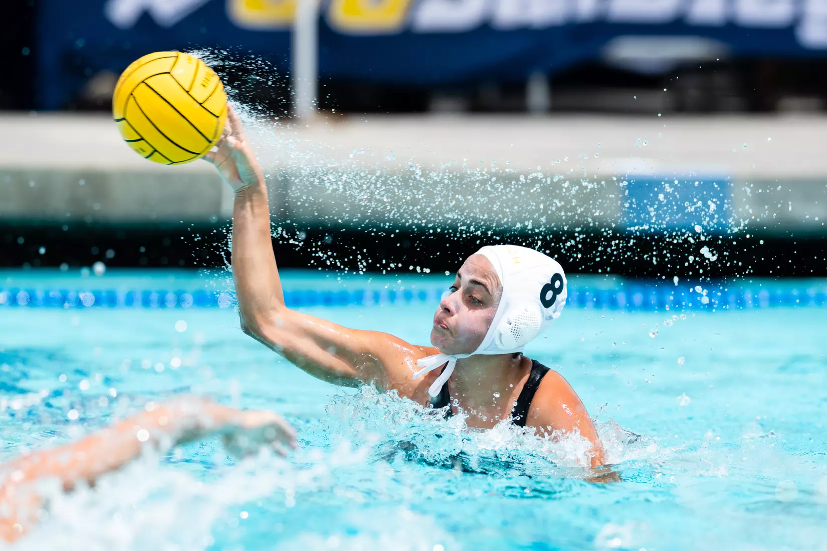 01 May 2021: Semifinal action of the Big West Womenâ??s Water Polo Championship held at UC San Diegoâ??s Canyonview Aquatics Center. (Credit: Derrick Tuskan/Big West)