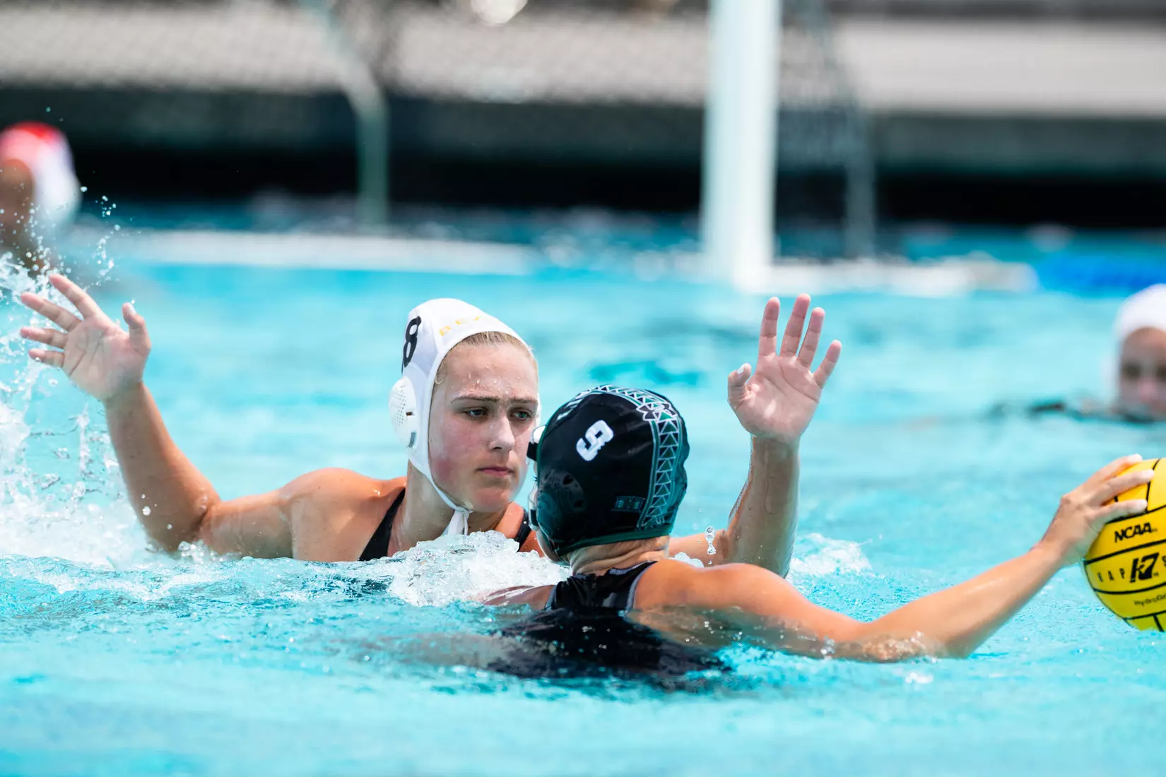 01 May 2021: Semifinal action of the Big West Womenâ??s Water Polo Championship held at UC San Diegoâ??s Canyonview Aquatics Center. (Credit: Derrick Tuskan/Big West)