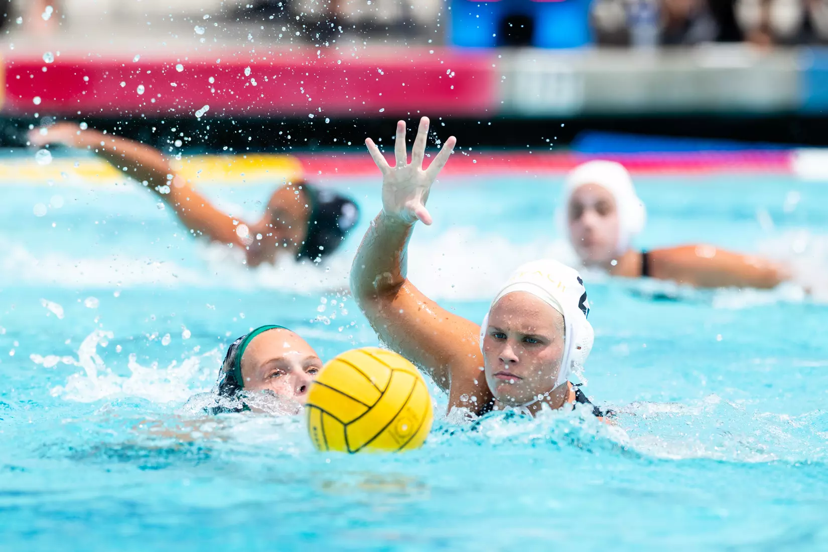 01 May 2021: Semifinal action of the Big West Womenâ??s Water Polo Championship held at UC San Diegoâ??s Canyonview Aquatics Center. (Credit: Derrick Tuskan/Big West)
