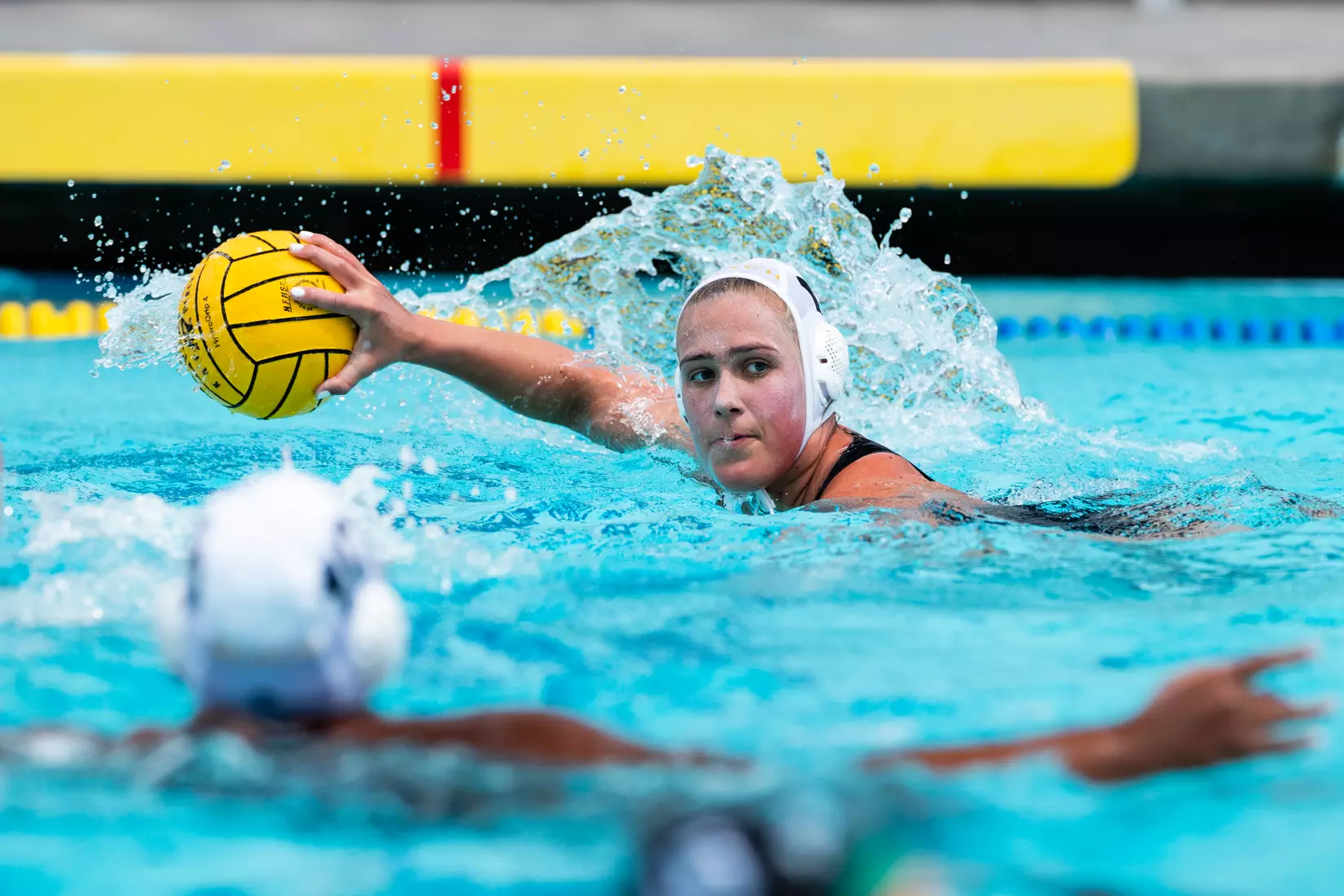 01 May 2021: Semifinal action of the Big West Womenâ??s Water Polo Championship held at UC San Diegoâ??s Canyonview Aquatics Center. (Credit: Derrick Tuskan/Big West)