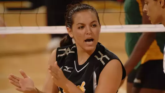 Senior Libero Iris Murray is second in the conference in digs per set.