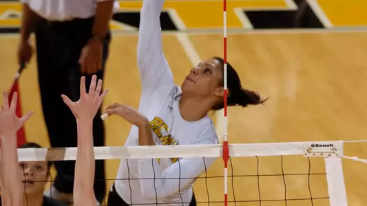 Verdin hit .500 with 13 kills to lead The Beach.