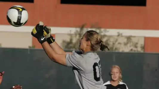 Senior Liz Ramos became the first 49er to be named the Big West Conference Goalkeeper of the Year.