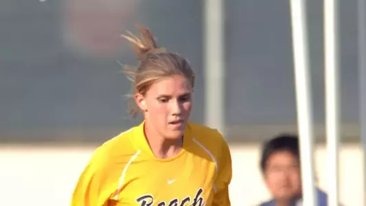 Sophomore forward Kristen Kiefer tallied a goal and an assist in the 49ers' 3-2 victory at Cal Poly.