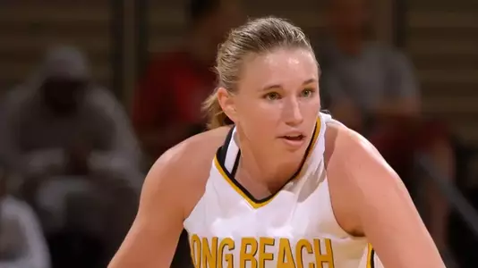 Junior Courtney Jacob was named the Co-Big West Player of the Week after pouring in a career-high 30 points at LMU.