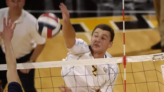 Paul Lotman pounded down 20 kills Saturday at Ohio State.