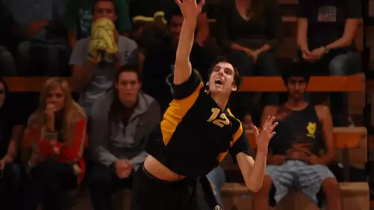 Tommy Pestolesi recorded three aces in the win over Stanford.