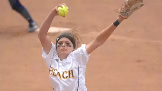 Bridgette Pagano struck out a career-high eight batters to defeat Washington.