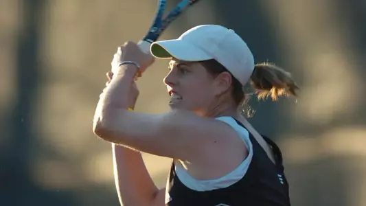 Stephanie Bengson won at both singles and doubles today.