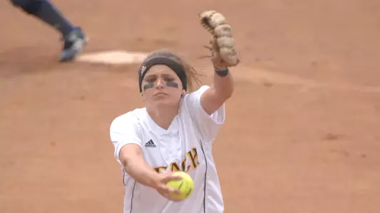 Bridgette Pagano allowed one run on the way to a game one win.