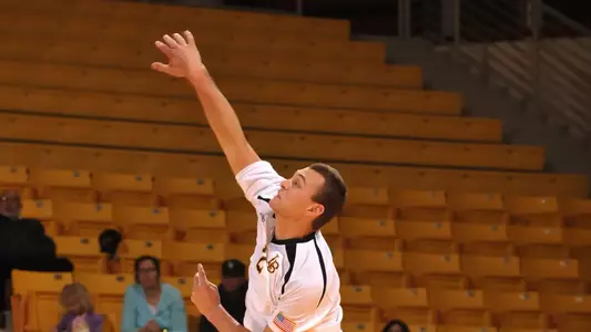 Paul Lotman had a career-high six service aces on Friday evening.