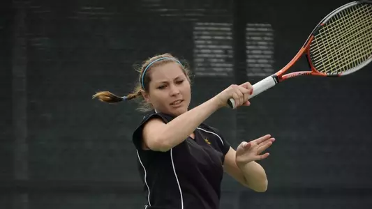 Stephanie Jeanes is the only player in the Big West to sweep past all eight doubles and singles opponents.