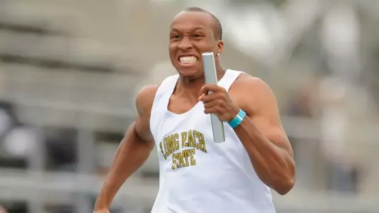Austin Fowler is tied with Brent Gray, each competing in four events, the most for LBSU.