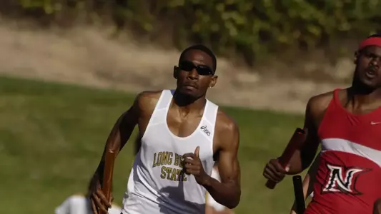 Brent Gray won both the 100 and 200-meter dashes Saturday.