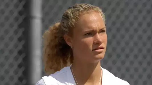 Jessica Weeks is a three-time all-BWC doubles player.