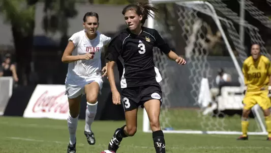 Kristen Kiefer has scored two goals in Argentina for the 49ers.