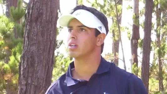 Ricky Montanez is tied for 16th place after day one in Pebble Beach.