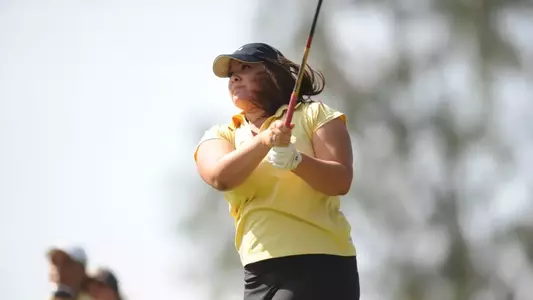 Sophomore Noelle Zavaleta shot a 76 in Tuesday's second round of the Edean Ihlanfeldt to tie for 14th place.
