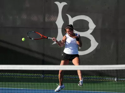 Rachel Manasse was a quick winner in singles, 6-4, 6-1.