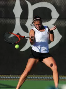 Rachel Manasse won in doubles and singles for Long Beach State.
