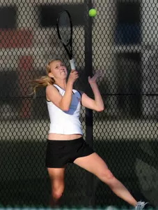 Julie Luzar was one of six singles winners for Long Beach State.