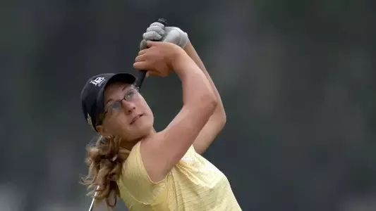 Sophomore Lindsey McAtee shot a 77 to tie for 17th at the Anteater Invitational