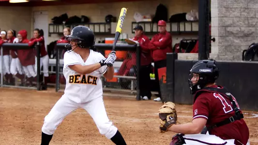 Junior Ashley Weber led the 49er offense going 3-for-5 with three runs scored and three RBI on the day.