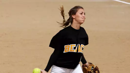 Freshman Taylor Petty led the 49ers to their 30th win of the season with a career-high 11 strikeouts.