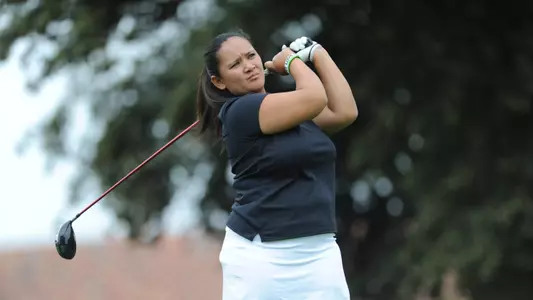 Sophomore Simone Hoey tied for 12th place after two rounds of play at the Dale McNamara Invitational.