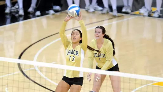 On senior night, setter Ashley Lee handed out 38 assists for the 49ers.