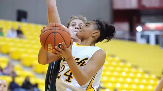Freshman Brandi Henton had a team-high 12 points and eight rebounds.