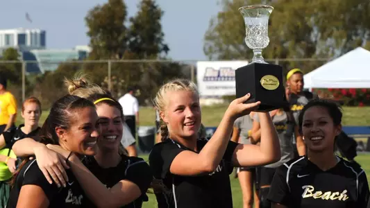 Senior Lindsay Bullock was named the Big West Midfielder of the Year for the second time in her career.