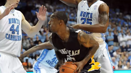 Long Beach State at North Carolina (Photo by Stephen Carr/LBSU Athletic Media Relations)