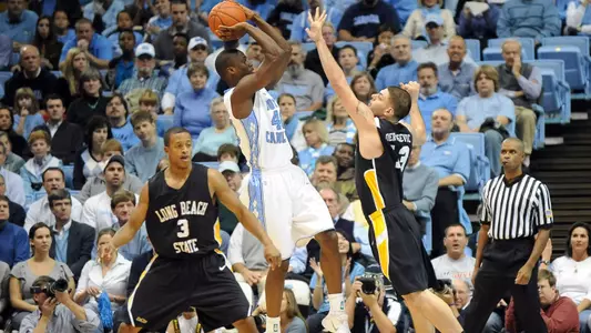 Long Beach State at North Carolina (Photo by Stephen Carr/LBSU Athletic Media Relations)