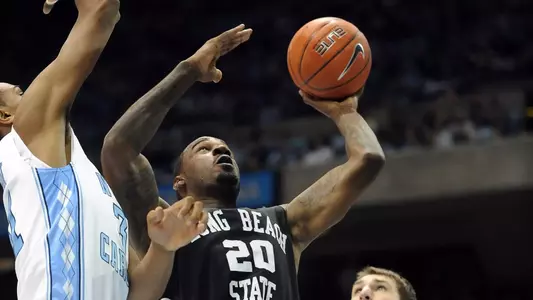 Long Beach State at North Carolina (Photo by Stephen Carr/LBSU Athletic Media Relations)