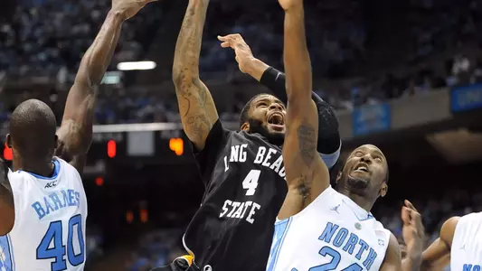 Long Beach State at North Carolina (Photo by Stephen Carr/LBSU Athletic Media Relations)