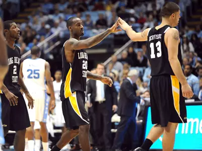 Long Beach State at North Carolina (Photo by Stephen Carr/LBSU Athletic Media Relations)