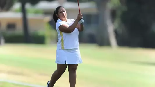 Simone Hoey improved by eight strokes to tie for 39th place at the Peg Barnard Invitational.
