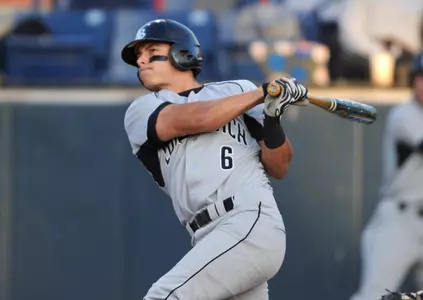 Steve Tinoco was 2-for-2, reaching base three times Tuesday.