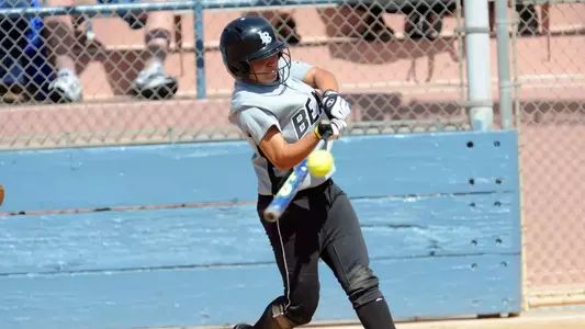 Freshman Nalani St. Germain drove in three runs to lift The Beach to a 6-1 eight-inning win over USD.