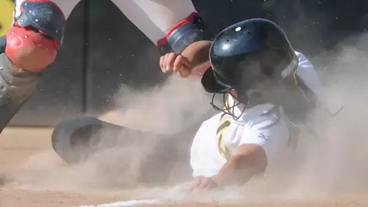 Nalani St. Germain slid in safely for the game-winner in the ninth inning to complete a doubleheader sweep over UIC.