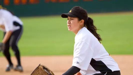 Junior Christina Schallig went 2-for-2 with a run and an RBI in the 49ers' loss to No. 5 UCLA.