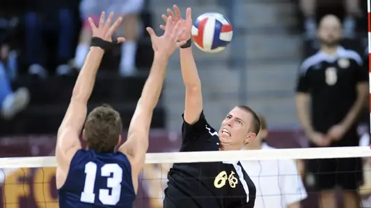 Kyle Friend had 15 kills Friday night against BYU