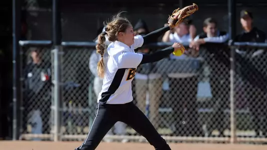 Sophomore Taylor Petty tossed her third shutout in as many weeks as she led the 49ers to a 4-0 win over Cal Poly.